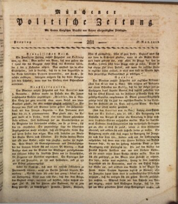 Münchener politische Zeitung (Süddeutsche Presse) Freitag 27. November 1812