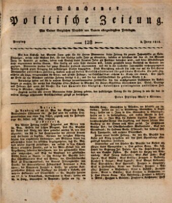 Münchener politische Zeitung (Süddeutsche Presse) Freitag 2. Juni 1815