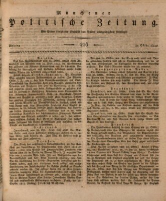 Münchener politische Zeitung (Süddeutsche Presse) Montag 30. Oktober 1815