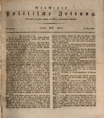 Münchener politische Zeitung (Süddeutsche Presse) Dienstag 6. Mai 1817