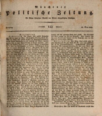 Münchener politische Zeitung (Süddeutsche Presse) Freitag 23. Mai 1817