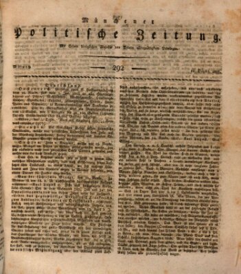 Münchener politische Zeitung (Süddeutsche Presse) Mittwoch 10. Dezember 1817