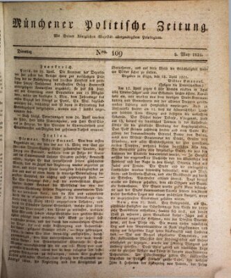 Münchener politische Zeitung (Süddeutsche Presse) Dienstag 8. Mai 1821