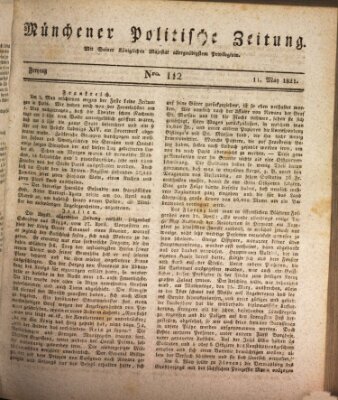 Münchener politische Zeitung (Süddeutsche Presse) Freitag 11. Mai 1821