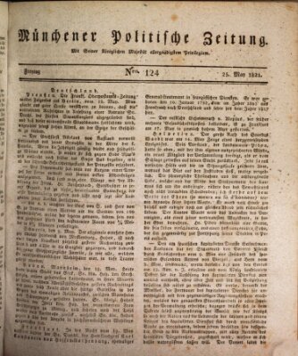 Münchener politische Zeitung (Süddeutsche Presse) Freitag 25. Mai 1821