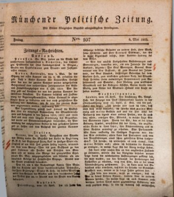 Münchener politische Zeitung (Süddeutsche Presse) Freitag 6. Mai 1825