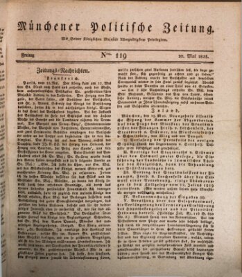 Münchener politische Zeitung (Süddeutsche Presse) Freitag 20. Mai 1825