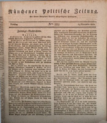Münchener politische Zeitung (Süddeutsche Presse) Dienstag 29. November 1825