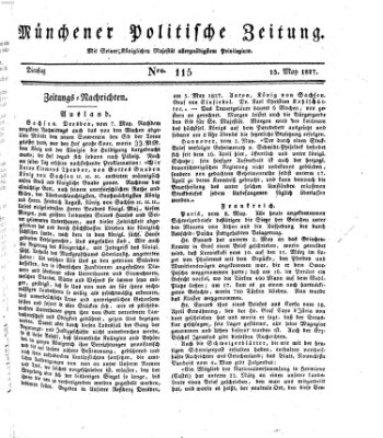 Münchener politische Zeitung (Süddeutsche Presse) Dienstag 15. Mai 1827