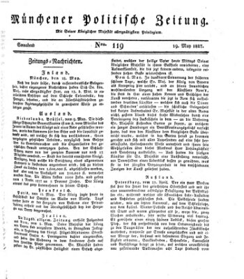 Münchener politische Zeitung (Süddeutsche Presse) Samstag 19. Mai 1827