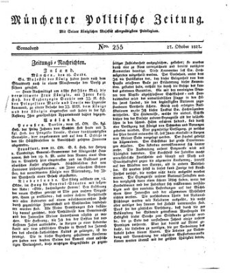 Münchener politische Zeitung (Süddeutsche Presse) Samstag 27. Oktober 1827