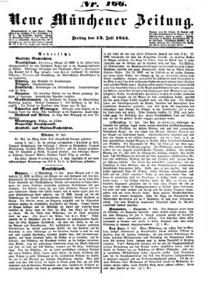 Neue Münchener Zeitung (Süddeutsche Presse) Freitag 13. Juli 1855