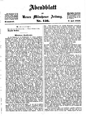 Neue Münchener Zeitung. Morgenblatt (Süddeutsche Presse) Samstag 2. Juli 1859