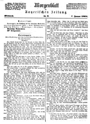 Bayerische Zeitung. Mittag-Ausgabe (Süddeutsche Presse) Mittwoch 6. Januar 1864