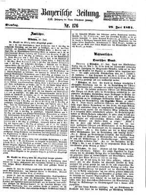 Bayerische Zeitung. Mittag-Ausgabe (Süddeutsche Presse) Dienstag 28. Juni 1864