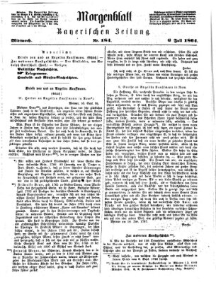 Bayerische Zeitung. Mittag-Ausgabe (Süddeutsche Presse) Mittwoch 6. Juli 1864