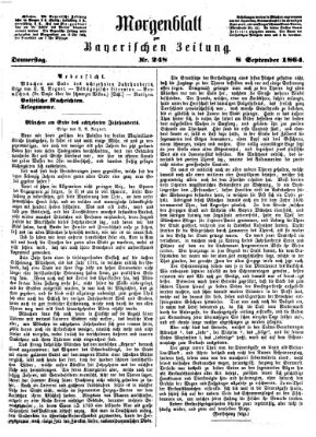 Bayerische Zeitung. Mittag-Ausgabe (Süddeutsche Presse) Donnerstag 8. September 1864