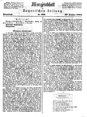 Bayerische Zeitung. Mittag-Ausgabe (Süddeutsche Presse) Samstag 29. Oktober 1864