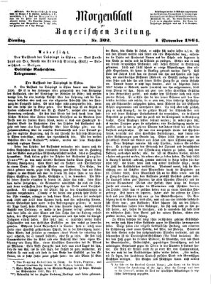 Bayerische Zeitung. Mittag-Ausgabe (Süddeutsche Presse) Dienstag 1. November 1864