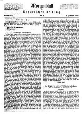 Bayerische Zeitung. Mittag-Ausgabe (Süddeutsche Presse) Donnerstag 5. Januar 1865