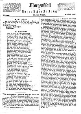 Bayerische Zeitung. Mittag-Ausgabe (Süddeutsche Presse) Montag 8. Mai 1865