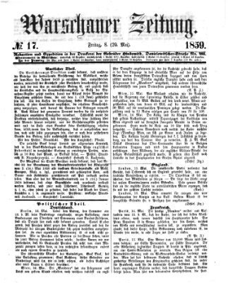 Warschauer Zeitung Freitag 20. Mai 1859