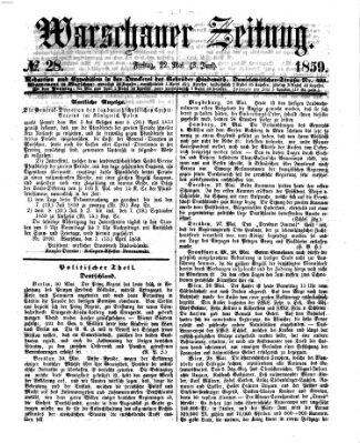 Warschauer Zeitung Freitag 3. Juni 1859