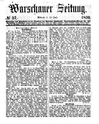 Warschauer Zeitung Mittwoch 15. Juni 1859