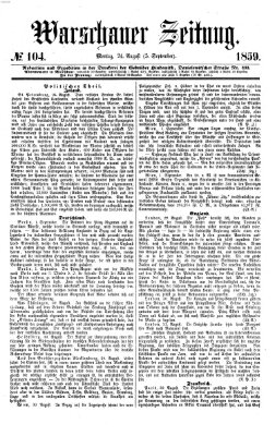 Warschauer Zeitung Montag 5. September 1859