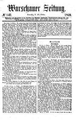 Warschauer Zeitung Donnerstag 20. Oktober 1859