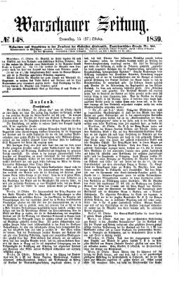 Warschauer Zeitung Donnerstag 27. Oktober 1859