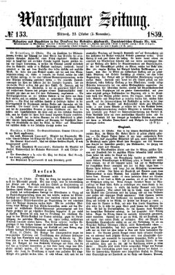 Warschauer Zeitung Donnerstag 3. November 1859