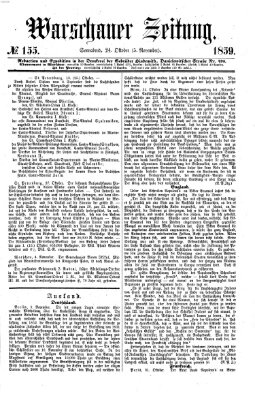 Warschauer Zeitung Samstag 5. November 1859