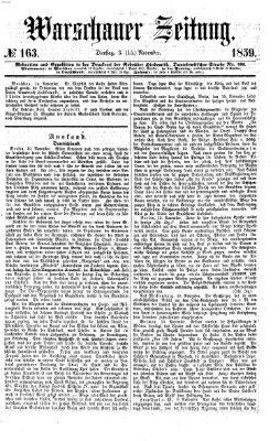 Warschauer Zeitung Dienstag 15. November 1859