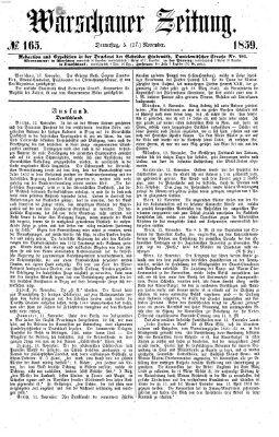 Warschauer Zeitung Donnerstag 17. November 1859