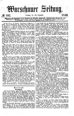 Warschauer Zeitung Dienstag 27. Dezember 1859