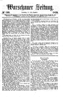 Warschauer Zeitung Donnerstag 29. Dezember 1859