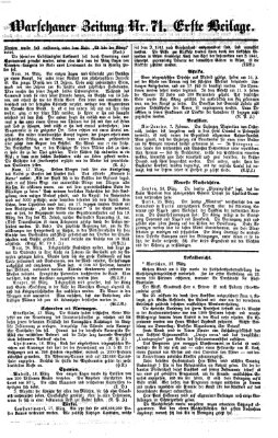 Warschauer Zeitung Dienstag 27. März 1860