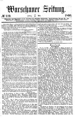 Warschauer Zeitung Freitag 25. Mai 1860