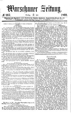 Warschauer Zeitung Dienstag 24. Juli 1860