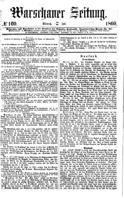 Warschauer Zeitung Donnerstag 26. Juli 1860