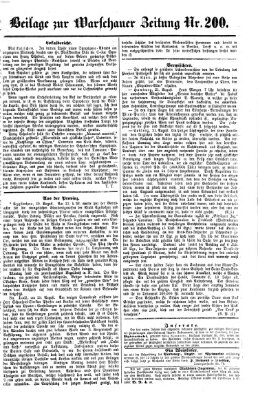 Warschauer Zeitung Samstag 1. September 1860