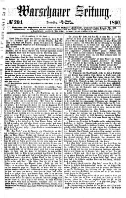 Warschauer Zeitung Donnerstag 6. September 1860