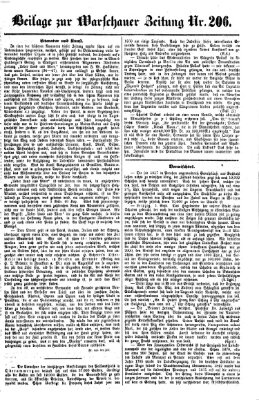 Warschauer Zeitung Montag 10. September 1860