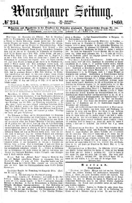 Warschauer Zeitung Freitag 12. Oktober 1860