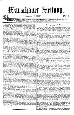 Warschauer Zeitung Samstag 5. Januar 1861