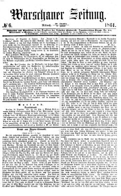 Warschauer Zeitung Mittwoch 9. Januar 1861