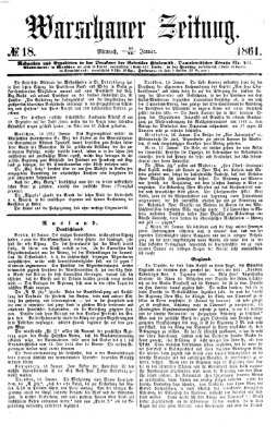 Warschauer Zeitung Mittwoch 23. Januar 1861