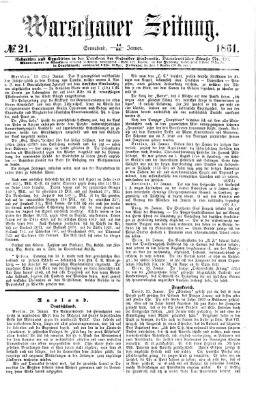 Warschauer Zeitung Samstag 26. Januar 1861