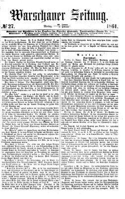 Warschauer Zeitung Montag 4. Februar 1861